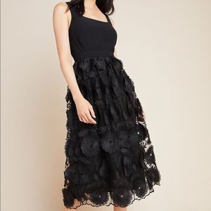 NWT ANTHROPOLOGIE Floriana Lace Midi Dress